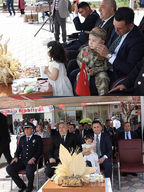 Kaymakamımız Sayın Eyyüp Tuğ, Cumhuriyet Meydanında düzenlenen 23 Nisan Ulusal Egemenlik ve Çocuk Bayramı Kutlamalarına katıldı. 